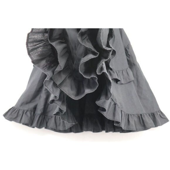 Kate Schorer Co. Womens Whimsygoth Black Ruffled Tiered Skirt Small - Picture 7 of 8